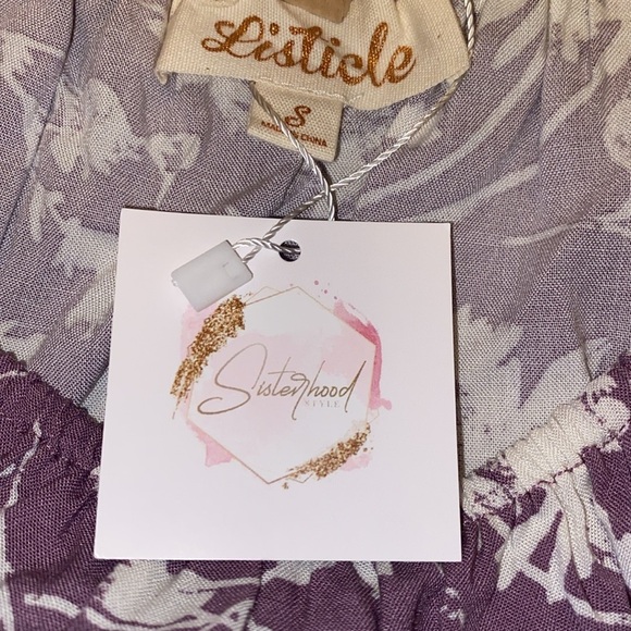 🆕 Listicle Lavender Floral Blouse - Picture 7 of 10